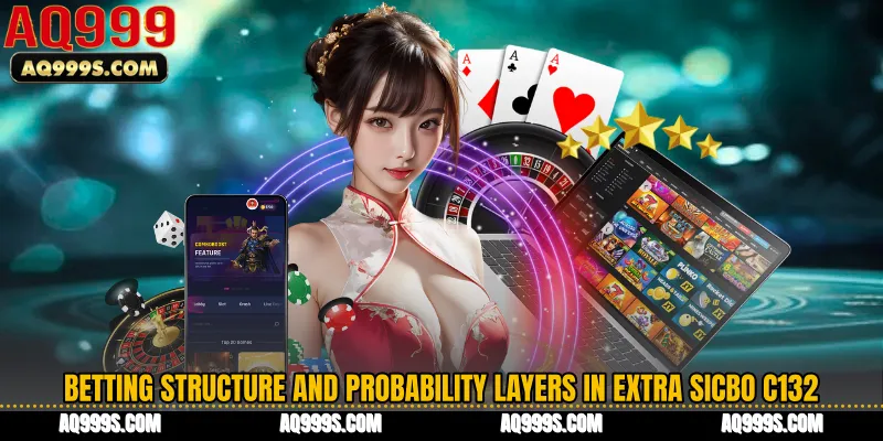 Betting Structure and Probability Layers in Extra Sicbo C132